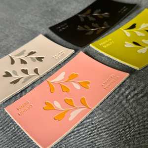 Debossed in da các bản vá lỗi biểu tượng tùy chỉnh cho quần áo màu in trên Debossed da nhãn thẻ cho xây dựng thương hiệu Denim - Product Image 6