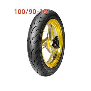Pneus de piste semi-molés et entièrement molés 100/90-10, pneus de moto haute performance à haute adhérence et haute vitesse - Product Image 1