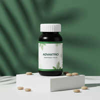 Bouteille en plastique HDPE multifonctionnelle de 250 ml à large ouverture pour capsules de médicaments et emballages de compléments alimentaires