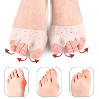 Séparateur d'orteils en silicone pour l'avant-pied, correcteur d'hallux valgus, coussinet métatarsien, espaceur d'orteils, redresseur d'orteils, vente en gros