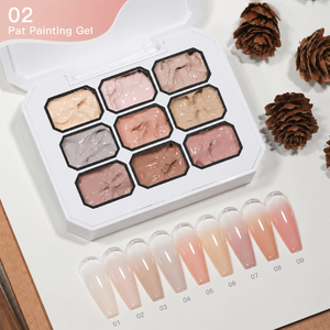 Esmalte de Uñas en Gel UV de Alta Densidad OEM/ODM, Sin LED, No Tóxico, <span class=keywords><strong>Base</strong></span> Acuosa, <span class=keywords><strong>9</strong></span> Colores Brillantes, Diseño de Lujo Francés, Botella para Arte de Uñas DIY - Product Image 2