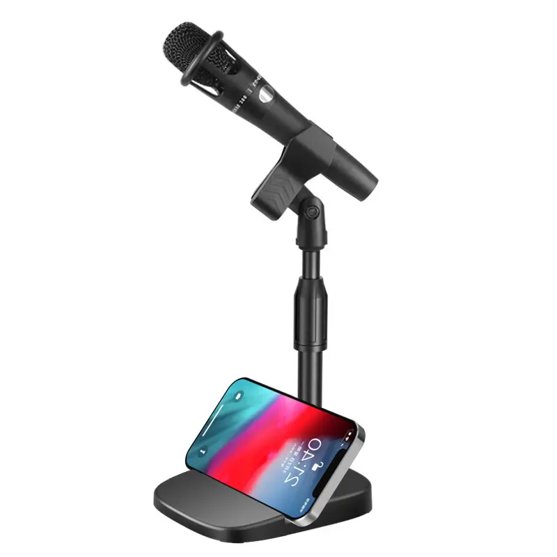 Microphone desktop stand lift telescopic mobile phone live broadcast stand desktop computer professional karaoke recording micro