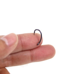 Revêtement carpe crochet de pêche tête de gabarit Yn carpe crochets acier à haute teneur en carbone courbe tige barbelé hameçon <span class=keywords><strong>Chod</strong></span> cheveux plates-formes crochets - Product Image 4