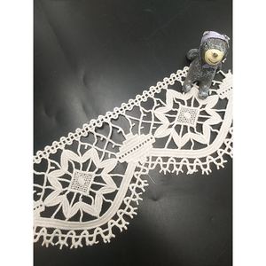 Adornos de encaje originales para prendas bordadas, Textiles 2021 para el hogar, adorno nigeriano Bazin Riche, ganchillo sostenible de Alemania - Product Image 3