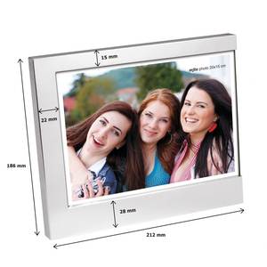 Marco de Fotos Brillante de Aleación y Vidrio Metálico CM20X15 - Product Image 2