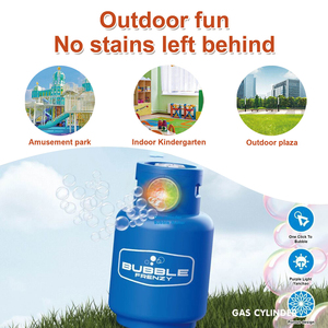 Jinying Nouveauté Machine à bulles électrique en forme de bouteille de gaz, pistolet à bulles jouet pour enfants, pour jeux d'extérieur estivaux, accessoires de farces, cadeau amusant pour fêtes - Product Image 3
