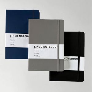 Carnet de notes A5 en similicuir PU avec sangle, couverture rigide, logo imprimé, couleur personnalisée, cadeau, vente en gros fabricant - Product Image 4