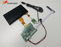 HX0701703 7-Zoll 1024x600 500cd/m² TFT LCD-Display mit 7-Zoll Kapazitivem Touchscreen TFT LCD Kapazitives Touchpanel-Modul