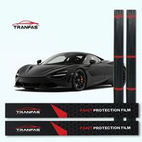 Film protecteur de carrosserie automobile TPU noir mat PPF 7,5 mil, hydrofuge, anti-âge, auto-réparateur, auto-nettoyant
