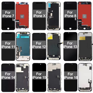 อะไหล่เปลี่ยนหน้าจอ LCD OLED Digitizer Incell สำหรับ iPhone 11 12 Mini 13 Pro Max 14 15 16 Xr Xs X Se 5 5s <span class=keywords><strong>6</strong></span> 6s 7 8 <span class=keywords><strong>Plus</strong></span> - Product Image 1