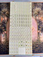 Tuiles de Mahjong Shukr, Tuiles de Mahjong gravées, Tuiles de Mahjong américaines, Tuiles de Mahjong vertes