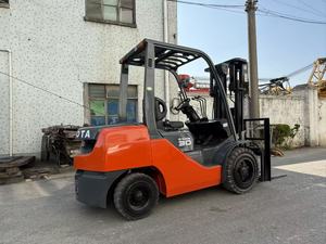 T-O-Y-O-T-A TCM KOMATSU HELI Used Forklift 3/5/7/8/10 Ton Japanese Diesel Engine Stacker lifting machine triple Mast <b>Side</b> Shift - Product Image 6
