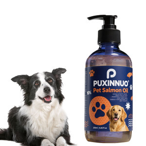 Suppléments oméga-3 à l'huile de poisson et de saumon pour animaux de compagnie pour chien, chat, soins des articulations, soins de la peau, anti-épilation, immunité, soins de santé pour animaux de compagnie - Product Image 1