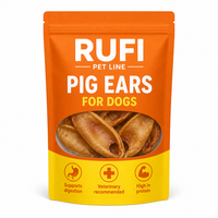 Sachet à fond plat scellé sur huit côtés avec fermeture éclair et fenêtre transparente pour café en grains, snacks, bœuf séché, biscuits, aliments pour animaux de compagnie
