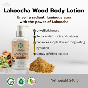 Loción Corporal CHEWA Lakoocha de 240g, Rutina Diaria para el Cuidado de la Piel, para una Piel Naturalmente Radiante y Suave al Tacto - Product Image 2