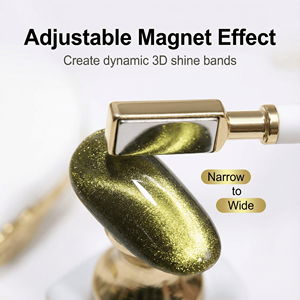 Collezione di Smalti <span class=keywords><strong>Gel</strong></span> UV Magnetici In Palette Luxury 5g Senza HEMA/TPO, Non Tossici, Vegani, Ecologici, Effetto Occhio di Gatto per Salone Unghie - Product Image 5