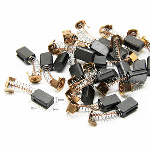 Accessoires pour outils électriques, balais en carbone 5X8X12mm, remplacement pour <span class=keywords><strong>meuleuse</strong></span> d'angle <span class=keywords><strong>Black</strong></span> & <span class=keywords><strong>Decker</strong></span> G720, jeu de balais en carbone - Product Image 3