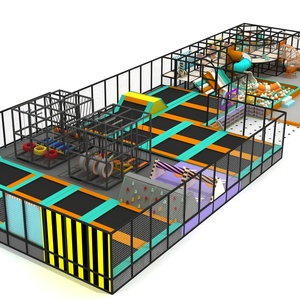 <span class=keywords><strong>Parc</strong></span> de trampolines rectangulaire pour enfants 2026, grande structure intérieure, équipement complet, certifié CE, usage commercial - Product Image 5