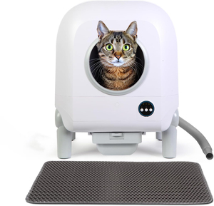 Automatic <b>Cat</b> Toilet APP Control Electric Smart <b>Litter</b> Box Large Capacity 72L Self Cleaning Green ABS Material - Product Image 1
