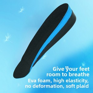 Semelles intérieures invisibles pour augmenter la taille, respirantes et confortables, inserts de chaussures avec amorti en EVA pour hommes et femmes, semelles intérieures de sport - Product Image 5