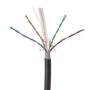 <span class=keywords><strong>Cable</strong></span> <span class=keywords><strong>de</strong></span> <span class=keywords><strong>Internet</strong></span> para Exteriores 23AWG, Venta Directa <span class=keywords><strong>de</strong></span> Fábrica, PVC con Doble Revestimiento, 0.57mm 0.58mm 305m UTP FTP SFTP Cat6 para Redes - Product Image 1