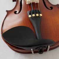 Sinomusik Brand High Quality String Instrument Handmade Red Brown Ebony Fittings Carved Spruce Top Flame Maple Advanced Violin