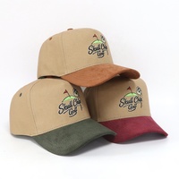 Gorra de Béisbol de 5 Paneles de Algodón, con Logotipo Personalizado Bordado, Visera de Pana, Dos Tonos, para Hombres y Mujeres, Gorras Deportivas de Golf, Venta al Por Mayor de Fábrica China