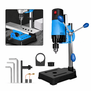 Machine de perçage vertical électrique multi-broches de haute précision 1200W pour l'artisanat, le caoutchouc, le verre, le métal, les panneaux de bois et le plastique - Product Image 1