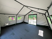 Tente de camping en toile robuste pour 10 personnes, quatre saisons, type selle, pour le Rwanda, le Maroc, l'Afrique