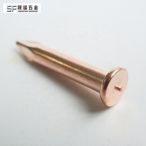 Clous de finition de <span class=keywords><strong>toiture</strong></span> en <span class=keywords><strong>cuivre</strong></span> de 2 pouces Goujons isolants à filetage grossier Goupilles de soudage ignifuges fabriquées en Chine - Product Image 4