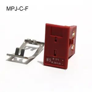 1PC Connecteur de prise thermocouple industriel MPJ-K-F petit format K/T/<span class=keywords><strong>J</strong></span>/<span class=keywords><strong>E</strong></span>/N/RS/<span class=keywords><strong>U</strong></span> -50~220 Installation sur panneau à boucle métallique MJP1-06 - Product Image 3