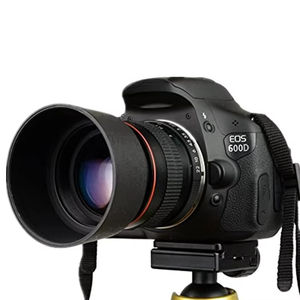 เลนส์เทเลโฟโต้ระยะกลาง 85 มม. F1.8 โฟกัสแบบแมนนวล สำหรับกล้องฟูลเฟรม <span class=keywords><strong>Canon</strong></span> <span class=keywords><strong>EOS</strong></span> Rebel T8i T7i T7 T6 T3i T2i <span class=keywords><strong>4000D</strong></span> 2000D 1300D 850 - Product Image 1