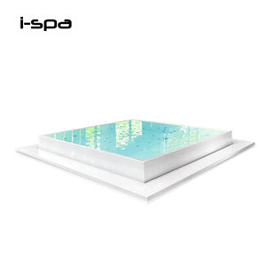 Baignoire à débordement en acrylique Galaxy Modern avec drain inclus, blanche - Product Image 1