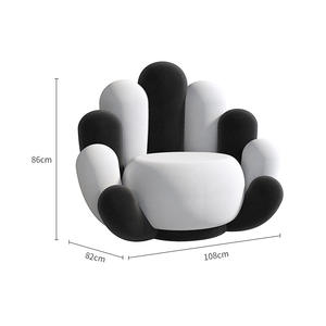 Salon <span class=keywords><strong>de</strong></span> manucure en velours canapé d'attente meubles <span class=keywords><strong>de</strong></span> salon nordique bureau réception loisirs canapé en gros - Product Image 5
