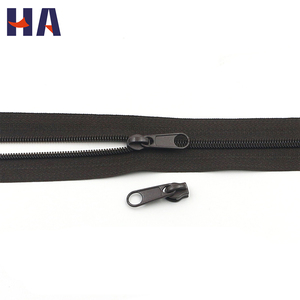 Cremallera de nailon de extremo abierto con bloqueo automático, venta al por mayor directa de fábrica de China, alta calidad, logotipo personalizado, colorida, N.º 3, OEM ODM, 40 50 70 <span class=keywords><strong>75</strong></span> <span class=keywords><strong>cm</strong></span> - Product Image 6