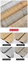 PVC grain de bois papier peint autocollant De sol étanche pour la décoration de la maison auto-adhésif Papel Tapiz Autoadhesi Pegatina De Pared