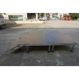 Height adjustable modular performance aluminum <b>stage</b> outdoor event <b>stage</b> - Product Image 1