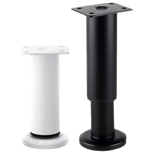 Furniture <b>Leg</b> <b>Adjustable</b> <b>Height</b> Telescopic Heavy Duty Black Cold Rolled Steel Industrial Design For <b>Table</b> Support - Product Image 3