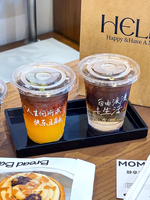 Gobelet à café jetable biodégradable en PLA PET transparent, disponible en plusieurs tailles (8oz-32oz) pour les boissons