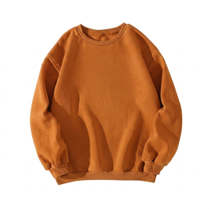 เสื้อสเวตเชิ้ตคอกลมแขนยาวลำลองสำหรับผู้ชาย ปลายแขนและชายเสื้อแบบริบ ผู้จำหน่ายเสื้อผ้าขายส่ง - Product Image 1