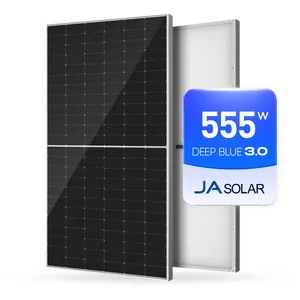 JA Panel surya 550 Panel surya tajam Pv kualitas tinggi 540W modul surya monokristalin setengah sel
