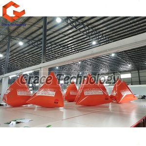 <span class=keywords><strong>Bouée</strong></span> de <span class=keywords><strong>triathlon</strong></span> gonflable / Bouées gonflables de forme triangulaire / <span class=keywords><strong>Bouée</strong></span> aquatique gonflable pour la publicité - Product Image 4