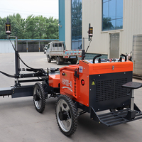 Machine vibrante automatique de nivellement de sol HWAON à moteur haute efficacité pour béton, 25,73 kW/35 CV, pour la construction