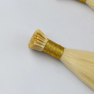 <span class=keywords><strong>Extension</strong></span> I-Tips per <span class=keywords><strong>Capelli</strong></span> Umani <span class=keywords><strong>Veri</strong></span> Vergini Remy a Doppia Trama con Cuticole, Qualità Russa - Product Image 4