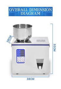 Petite peseuse de table pour les grains de café en poudre tisane avoine céréales bonbons pesage et machine de remplissage - Product Image 4