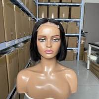 Nuevo Producto, Peluca Natural Bob 14A SDD, 100% Cabello Humano Virgen, Peluca de Encaje Transparente de Alta Definición, Sin Pegamento