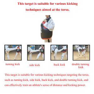 เป้าป้องกันอกสำหรับฝึกซ้อม (รูปทรงเต่า) เหมาะสำหรับเ<span class=keywords><strong>ท</strong></span>ควันโด คาราเต้ และมวย<span class=keywords><strong>ไทย</strong></span> - Product Image 6