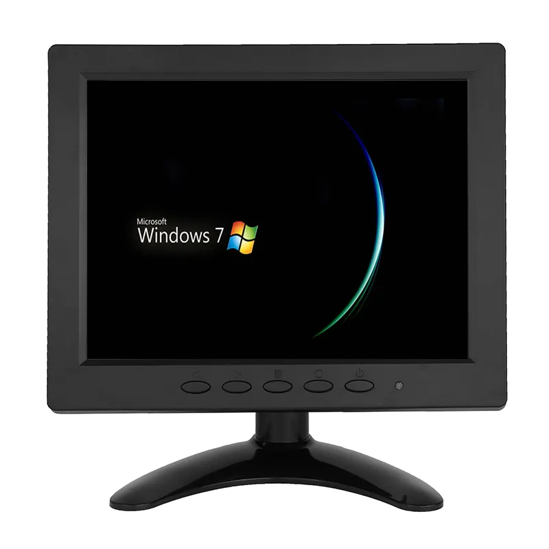 Zhixianda industrial high-definition LCD monitor 8 inches 4:3 desktop monitor game display office computer monitor