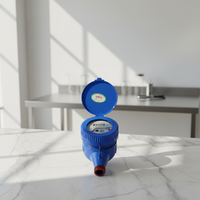 Medidor de Agua Multichorro de Alta Precisión Clase 2 de Latón/Hierro Fundido con Protección IP68, Medidor de Flujo Digital de Pulso Personalizado DN15-50 de Fábrica