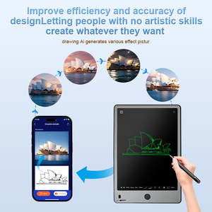 Chất lượng cao 12 inch ai vẽ bảng đồng bộ kỹ thuật số LCD Sync ai bằng văn bản máy tính bảng thông minh Pen Set thông minh máy tính xách tay tùy chỉnh da trường hợp - Product Image 5